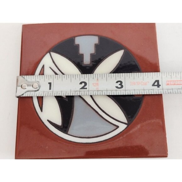 Vintage Set Of Cleo Teissedre 1992 Native American Tiles Kokopelli Abstract Art - Picture 7 of 7